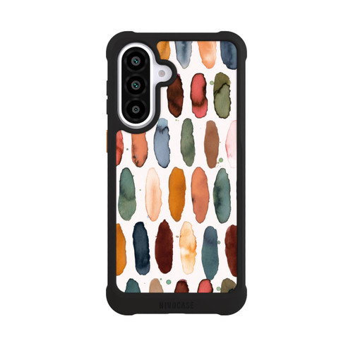 Samsung Galaxy A57 5G NIVOmax Watercolor Dashes Mineral Terracotta