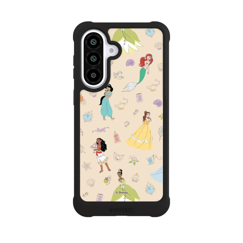 Galaxy A57 5G NIVOmax Princess Pattern Beige Disney Princess