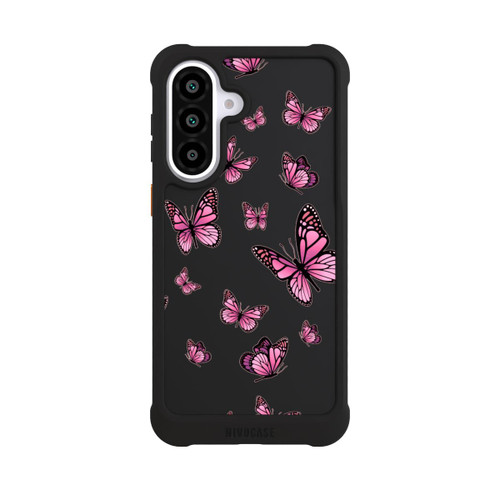Samsung Galaxy A57 5G NIVOmax Schmetterlinge pink