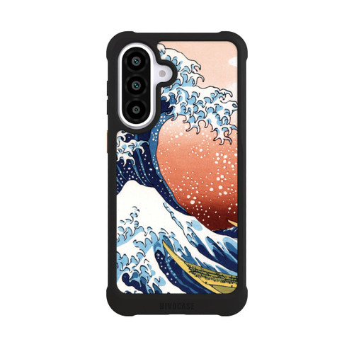 Samsung Galaxy A57 5G NIVOmax La Grande Vague de Kanagawa Rouge