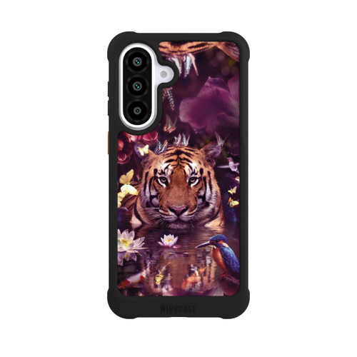 Samsung Galaxy A57 5G NIVOmax Tiger Blumenrahmen