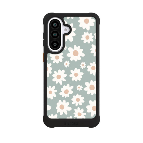 Samsung Galaxy A57 5G NIVOmax Gänseblümchen Muster grün