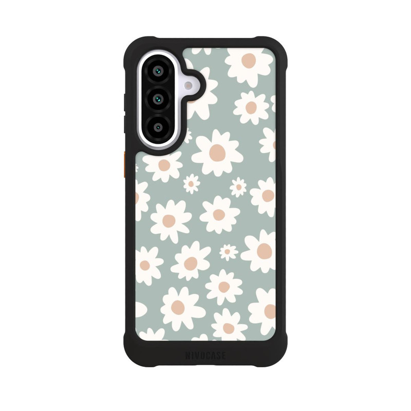 Galaxy A57 5G NIVOmax Daisy Flower Seamless Pattern Green