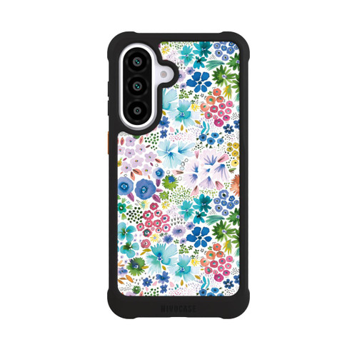 Samsung Galaxy A57 5G NIVOmax Kunstvolle kleine Frühlingsblumen blau