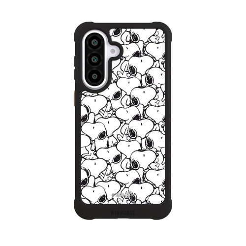 Samsung Galaxy A57 5G NIVOmax Snoopy Muster Schwarz und Weiß