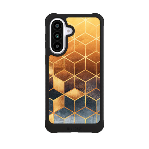 Samsung Galaxy A57 5G NIVOmax Würfel goldener Farbverlauf