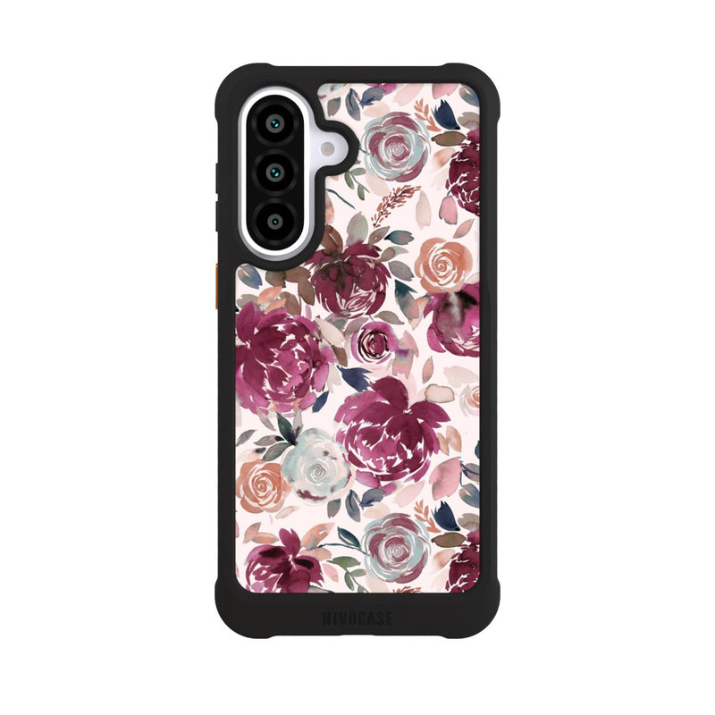 Galaxy A57 5G NIVOmax Herbstpfingstrosen und Rosen in Rosa