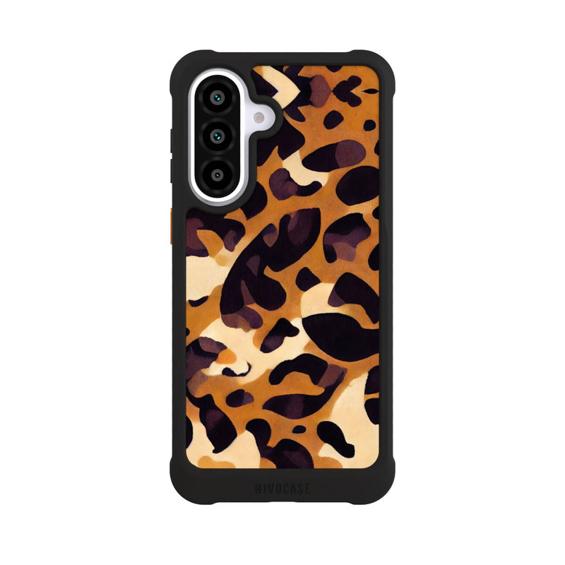 Galaxy A57 5G NIVOmax motif lion marron clair