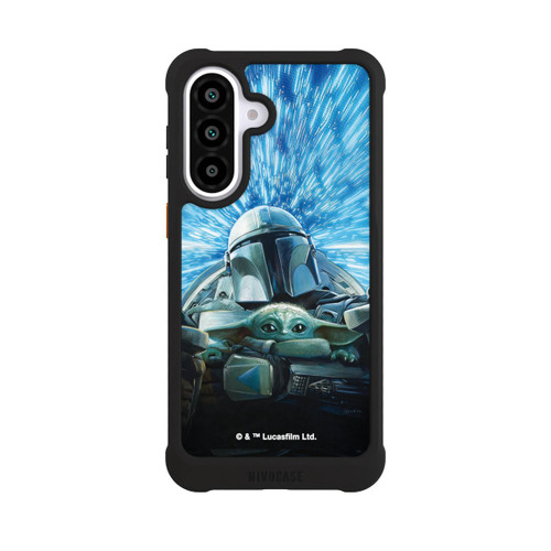 Samsung Galaxy A57 5G NIVOmax Grogu and Mando Flying Blue