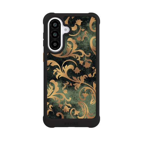 Samsung Galaxy A57 5G NIVOmax Damasttapete Dunkelgrün