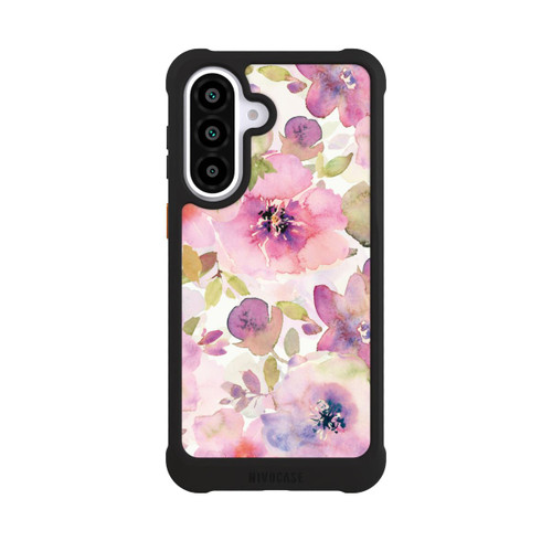 Samsung Galaxy A57 5G NIVOmax Tapete mit rosa Blumen