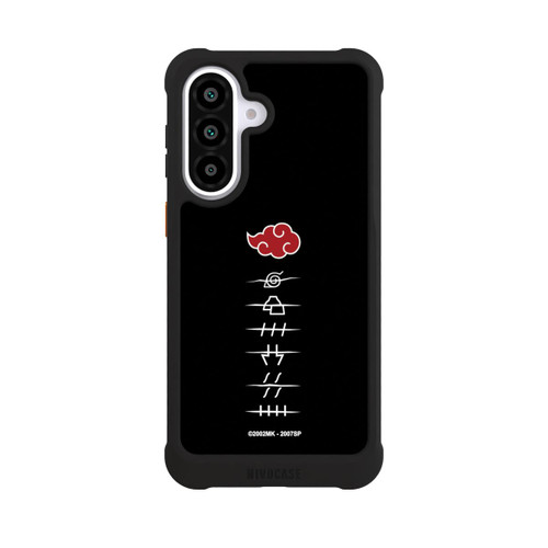 Samsung Galaxy A57 5G NIVOmax Symboles des membres de l'Akatsuki noirs