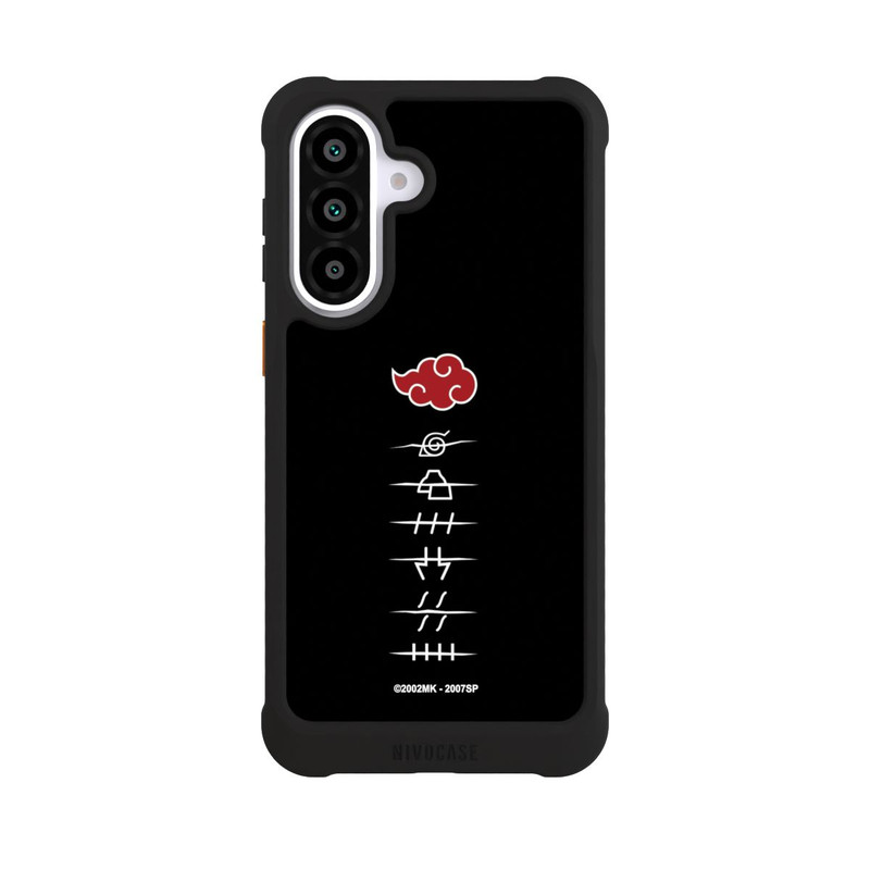 Galaxy A57 5G NIVOmax Symboles des membres de l'Akatsuki noirs