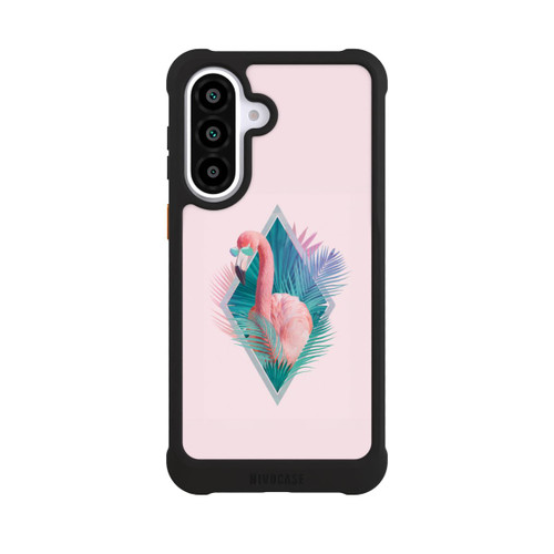 Samsung Galaxy A57 5G NIVOmax Tropical Leaves Flamingo
