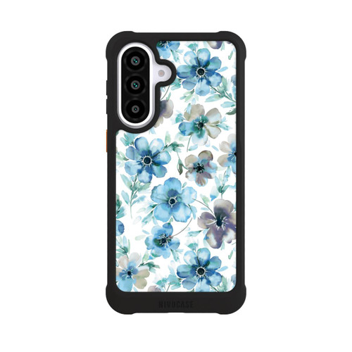 Samsung Galaxy A57 5G NIVOmax Blaues Blumenmuster Trendy