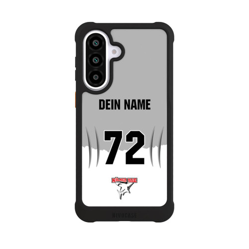 Samsung Galaxy A57 5G NIVOmax Kölner Haie Trikotmotiv Personalisierbar