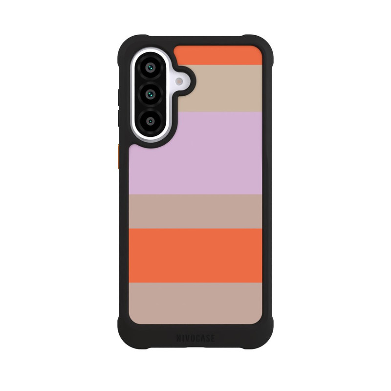 Galaxy A57 5G NIVOmax Moca Lila Orange Stripes