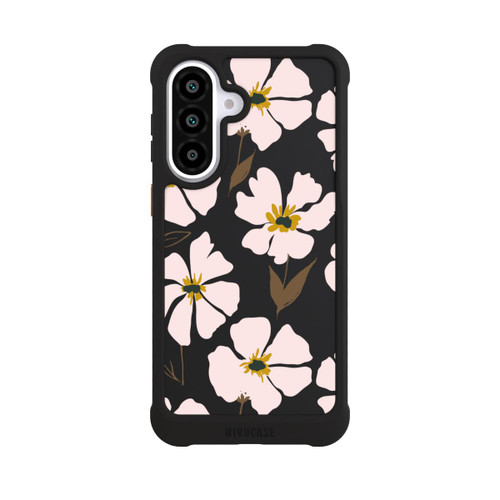 Samsung Galaxy A57 5G NIVOmax Simple Pastell Flowers Rose Transparent