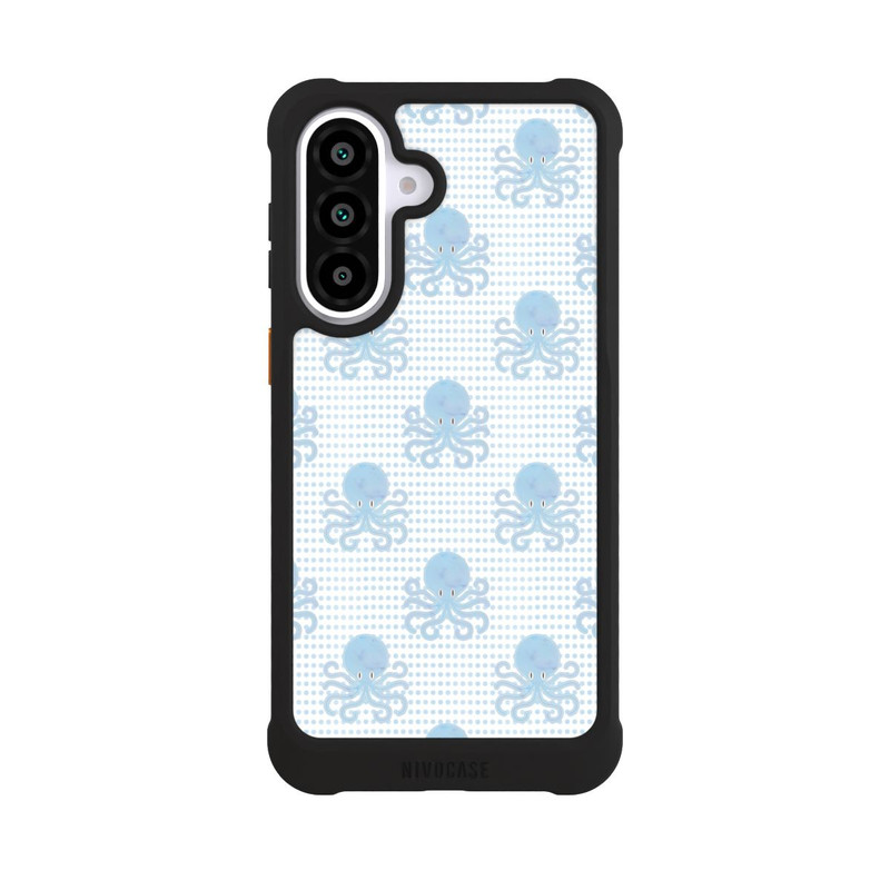 Galaxy A57 5G NIVOmax Blue Watercolor Octopus
