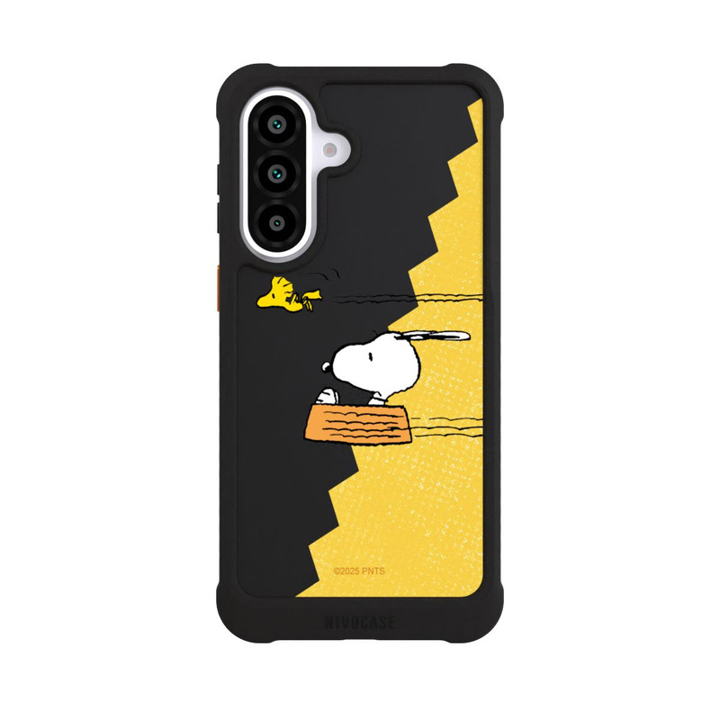Galaxy A57 5G NIVOmax Peanuts-Snoopy und Woodstock Transparent