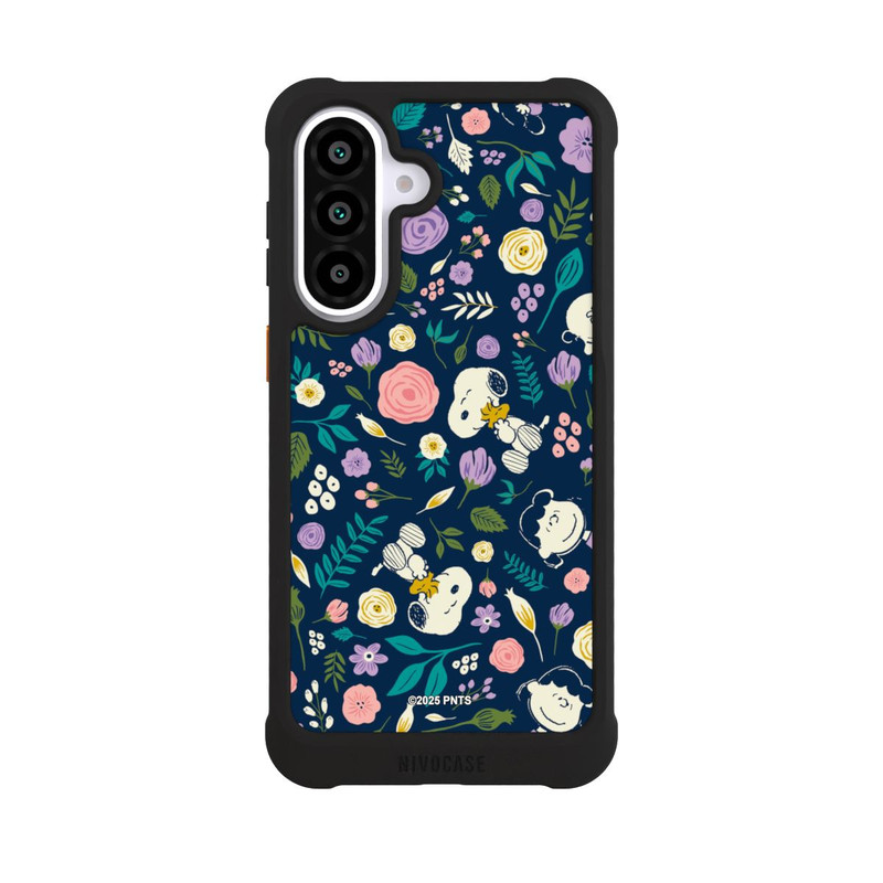 Galaxy A57 5G NIVOmax Peanuts Dark Flower Pattern