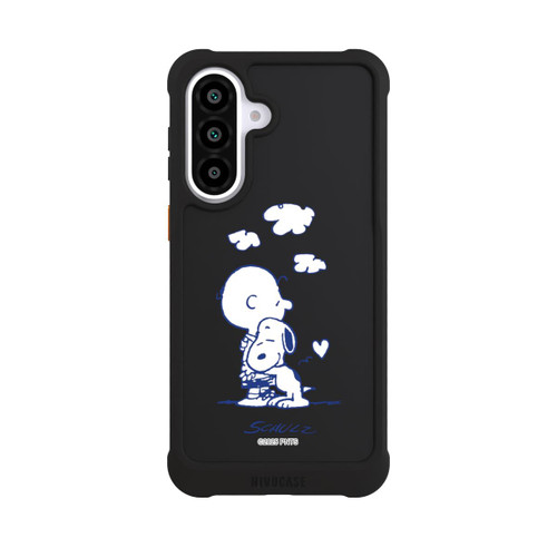 Samsung Galaxy A57 5G NIVOmax Peanuts Charlie Brown Snoopy Hug Transparent