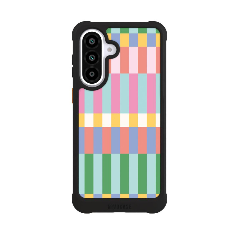 Galaxy A57 5G NIVOmax Checked Theme Pastel