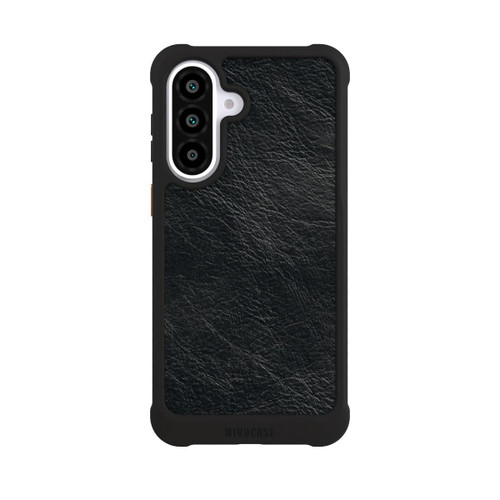 Samsung Galaxy A57 5G NIVOmax Schwarzer Lederlook Hintergrund
