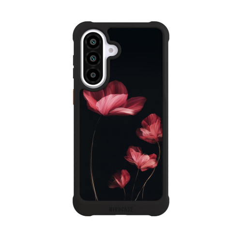Samsung Galaxy A57 5G NIVOmax Noir Burgundy Bloom