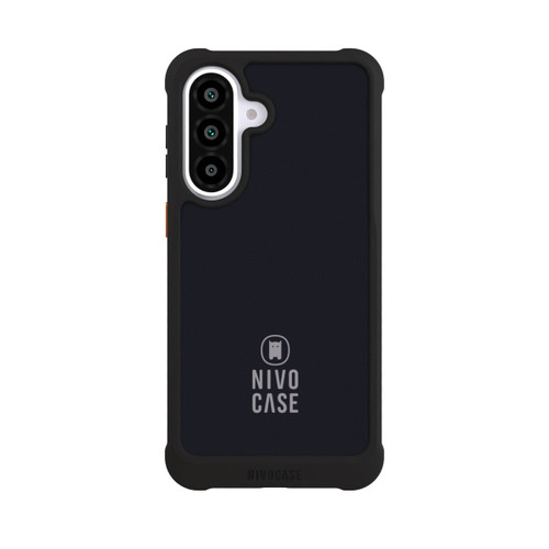 Samsung Galaxy A57 5G NIVOmax Nivocase Logo Black Grey