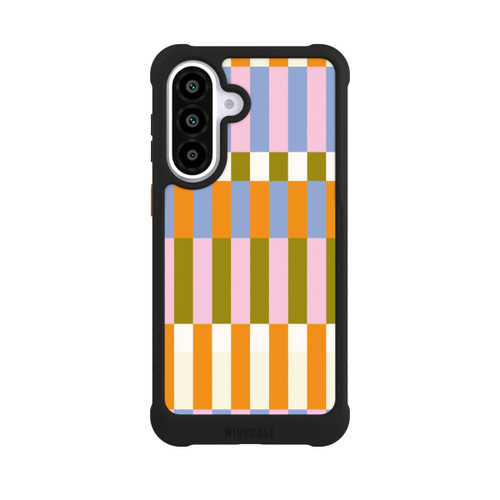 Samsung Galaxy A57 5G NIVOmax Thème à Carreaux Colorés et Audacieux