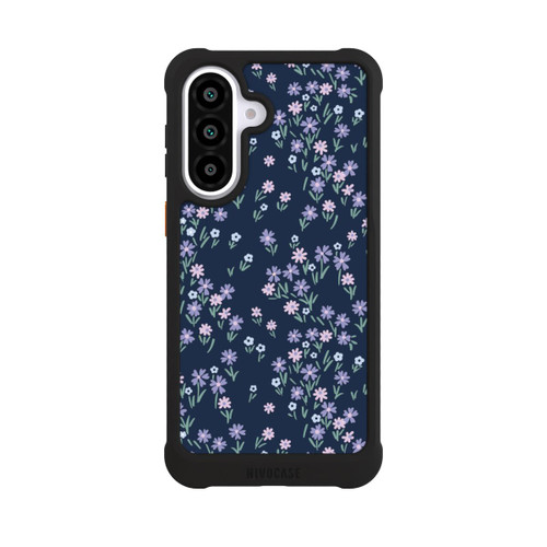 Samsung Galaxy A57 5G NIVOmax Dark Blue Floral Theme