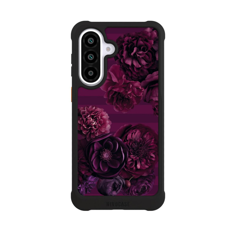 Galaxy A57 5G NIVOmax Majestic Baroque Blossom Dream Burgundy Pink with AI
