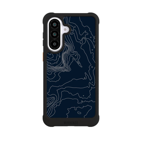 Samsung Galaxy A57 5G NIVOmax Berg Höhenlinien Dunkel