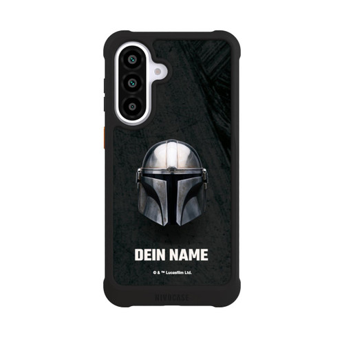 Samsung Galaxy A57 5G NIVOmax Star Wars Mandalorian Black Helmet personnalisable