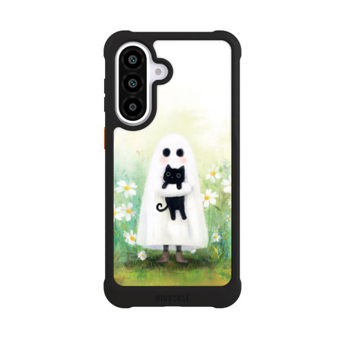 Samsung Galaxy A57 5G NIVOmax Geist und Katze Halloween mit KI
