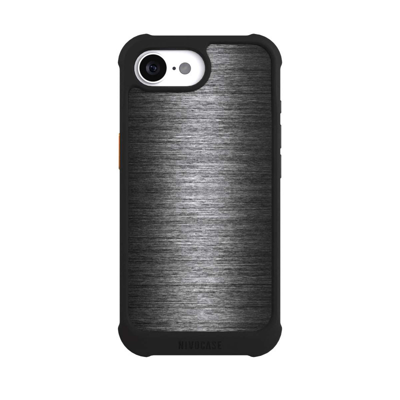 iPhone 17e NIVOmax Aspect Métallique Anthracite