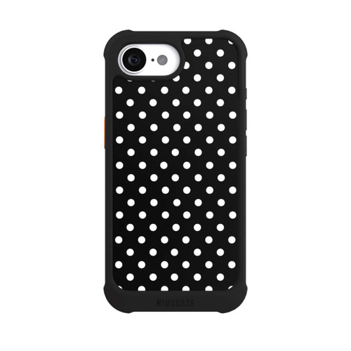 Apple iPhone 17e NIVOmax Confettis blancs sur fond noir