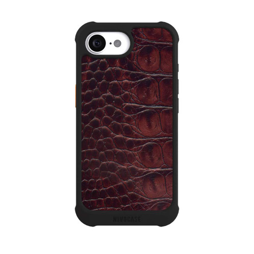 Apple iPhone 17e NIVOmax Cuir de Crocodile