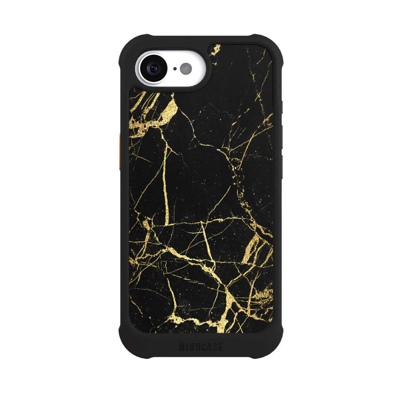 iPhone 17e NIVOmax Marbre Noir et Or