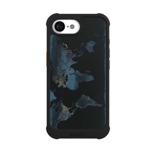 Apple iPhone 17e NIVOmax Carte du Monde Nuit