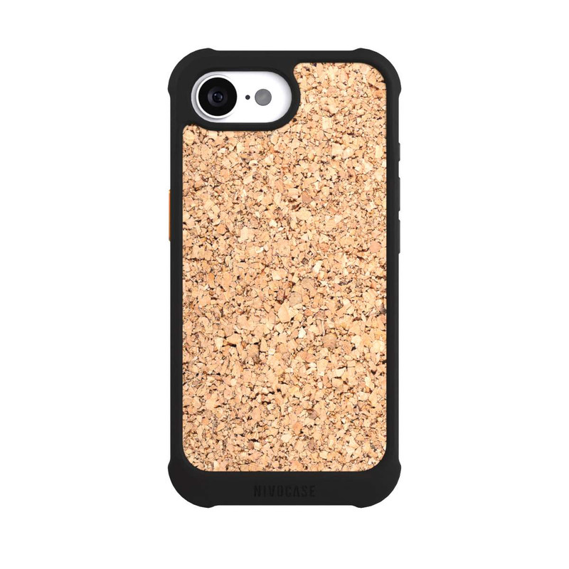 iPhone 17e NIVOmax Cork Wood Look