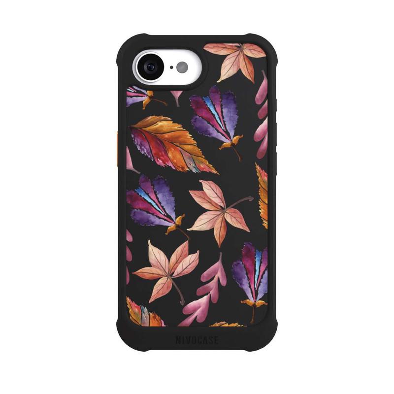 iPhone 17e NIVOmax Feuilles aquarelles