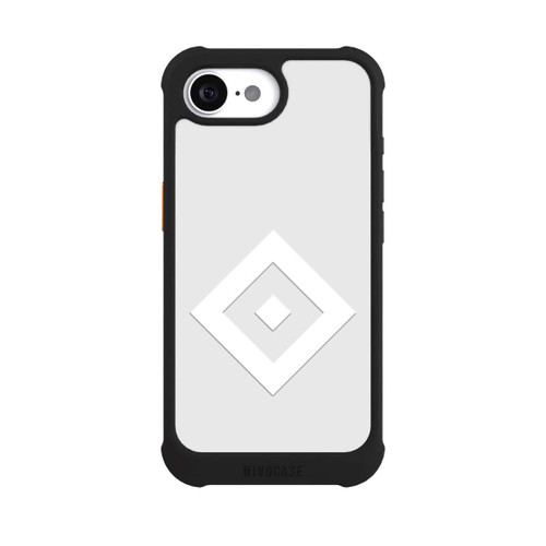 Apple iPhone 17e NIVOmax Rauten Logo auf HSV Grau