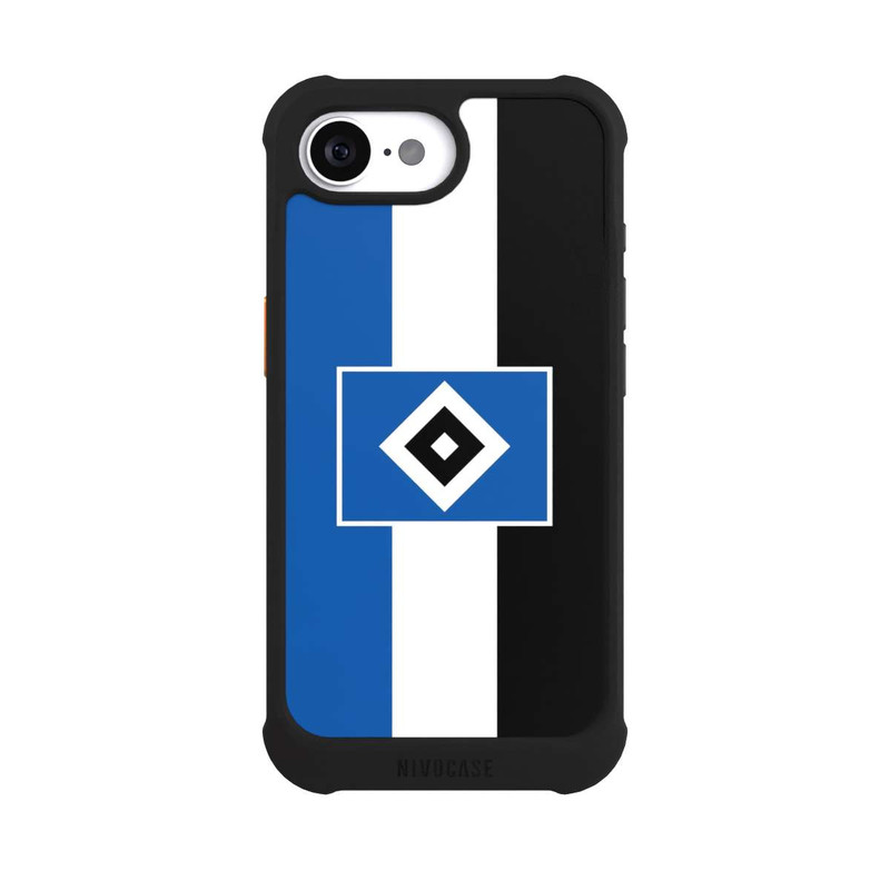 17 e NIVOmax HSV Streifen - Blau-Weiß-Schwarz