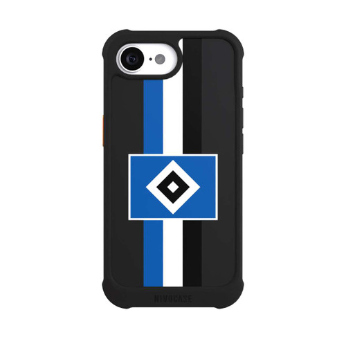 Apple iPhone 17e NIVOmax HSV Streifen - Blau-Weiß-Schwarz - ohne Hintergrund