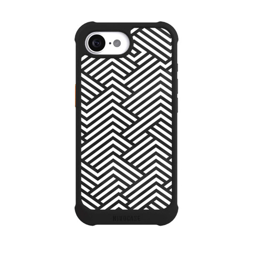 Apple iPhone 17e NIVOmax Black and White ZigZag