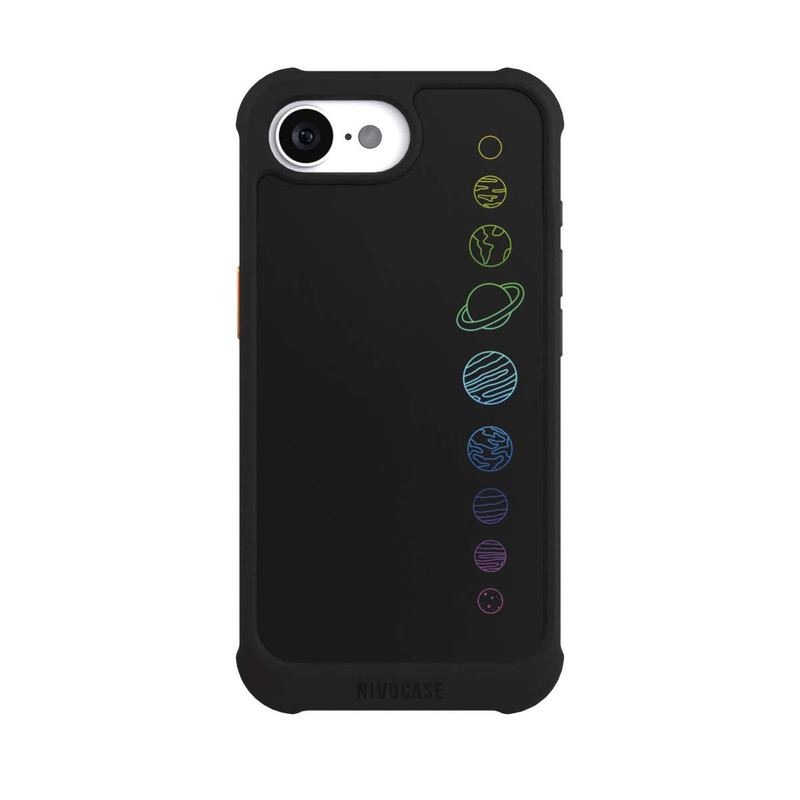 iPhone 17e NIVOmax Planètes colorées