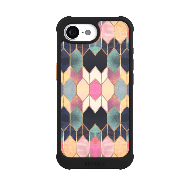 iPhone 17e NIVOmax Bunte Glasscheibe