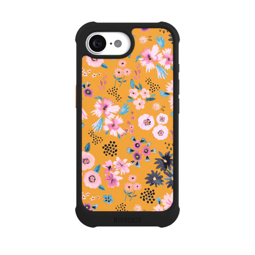 Apple iPhone 17e NIVOmax Petites Fleurs Jaune Moutarde